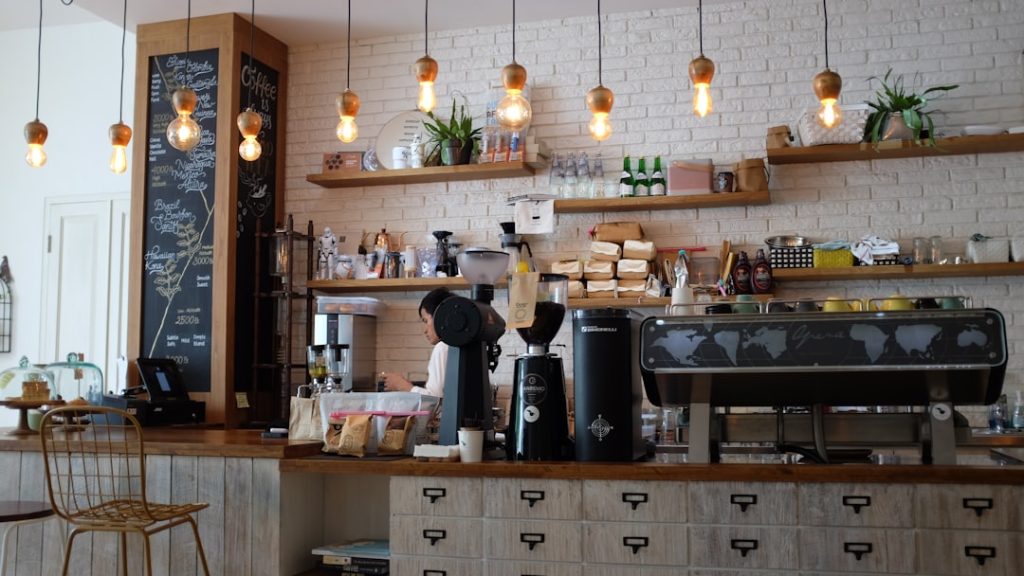 Demo neighbourhood café interior, photo by Nafinia Putra on Unsplash