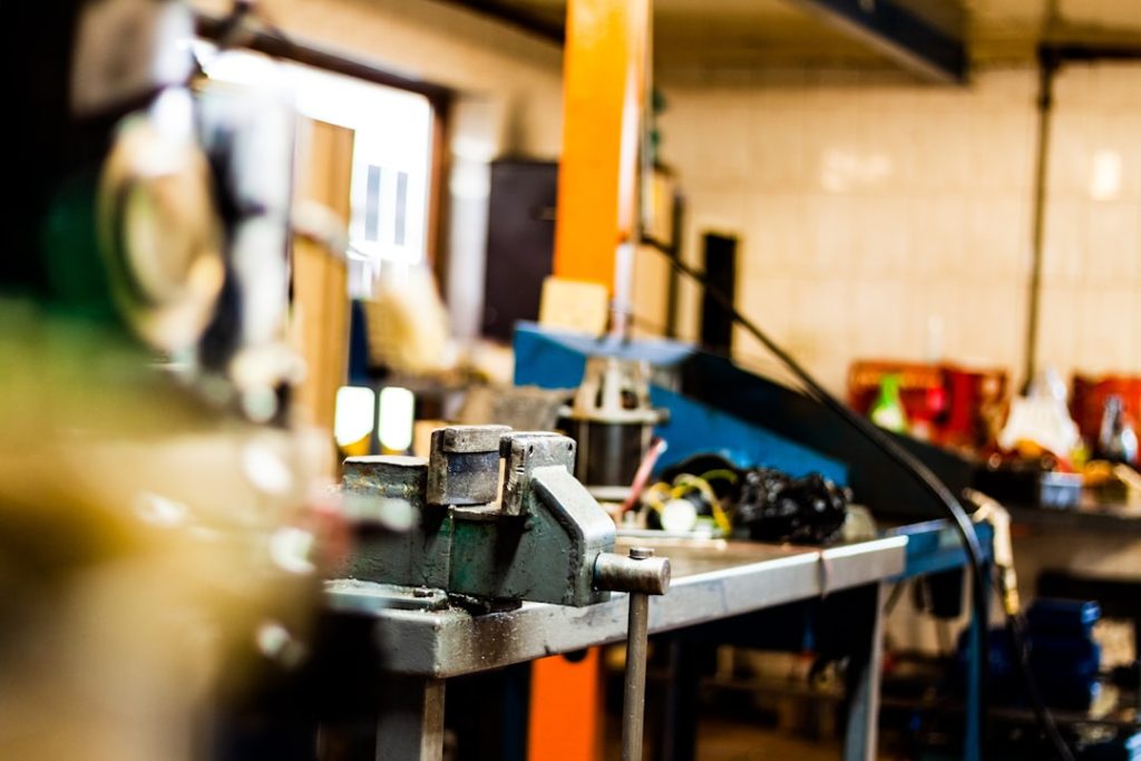 Demo precision manufacturing workshop, photo by Rowen Smith on Unsplash